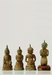 Antique Burmese Bronze Miniature Figurines