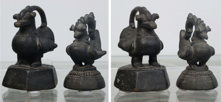 Antique Burmese Duck and Bird-shaped Opium Weights