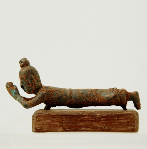 Another Prostrate Monk Bronze Antique