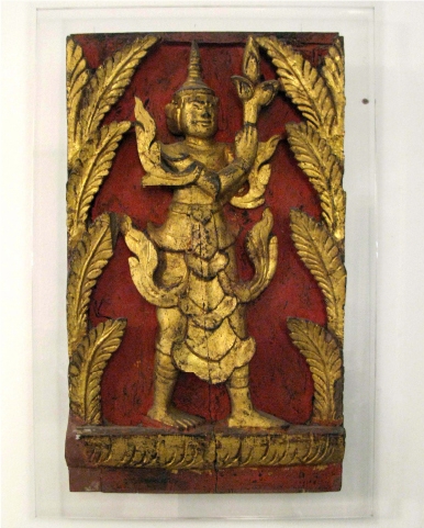 Antique Burmese Dancer Carved