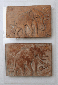 Burmese Carvings of Elephant