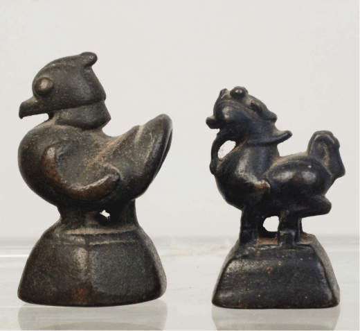 Hintha and Chinthe Opium Weights