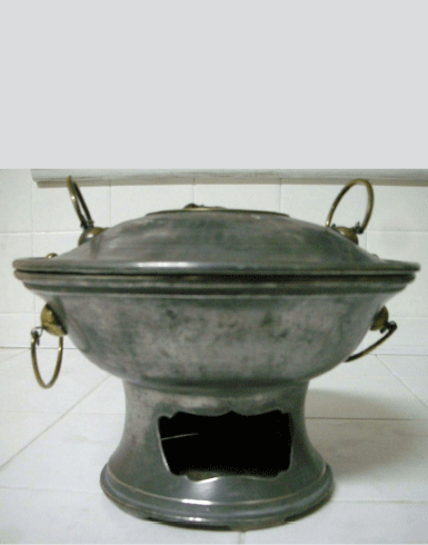 Chinese Pewter Steamboat