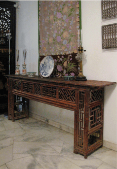 Chinese Bamboo Long Table
