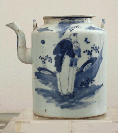 Chinese Blue and White Porcelain Teapot