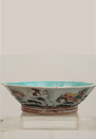 Chinese Polychrome Bowl